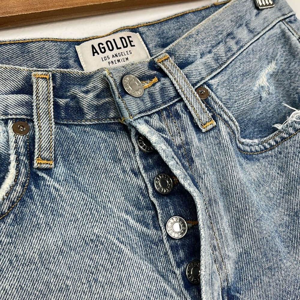 AGOLDE Women’s Parker Vintage‎ cut off Shorts size 24 - Picture 4 of 9